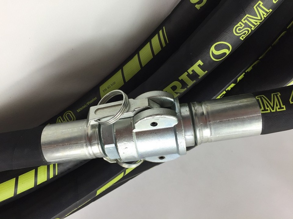 Wąż materiałowy SEMPERIT SM40 zakuty 50mm x 9mm x 20m